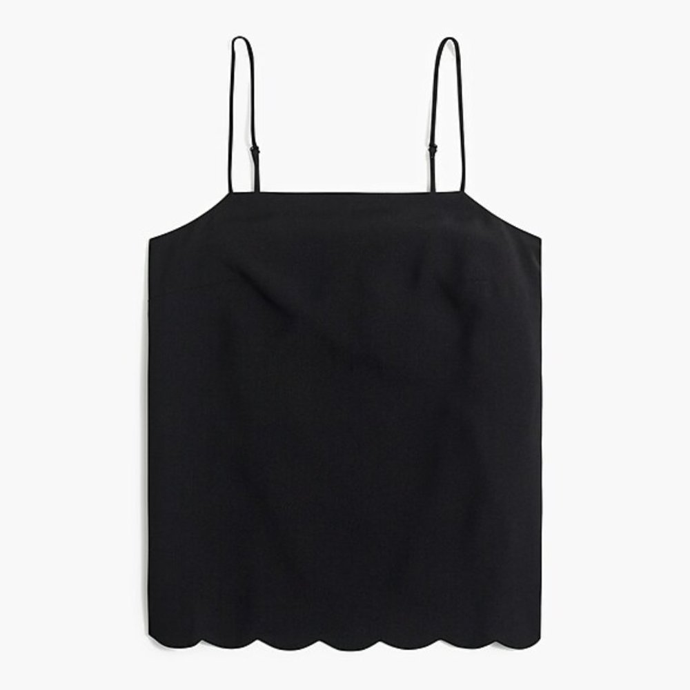 NWT-J Crew Factory-Scalloped-hem cami top